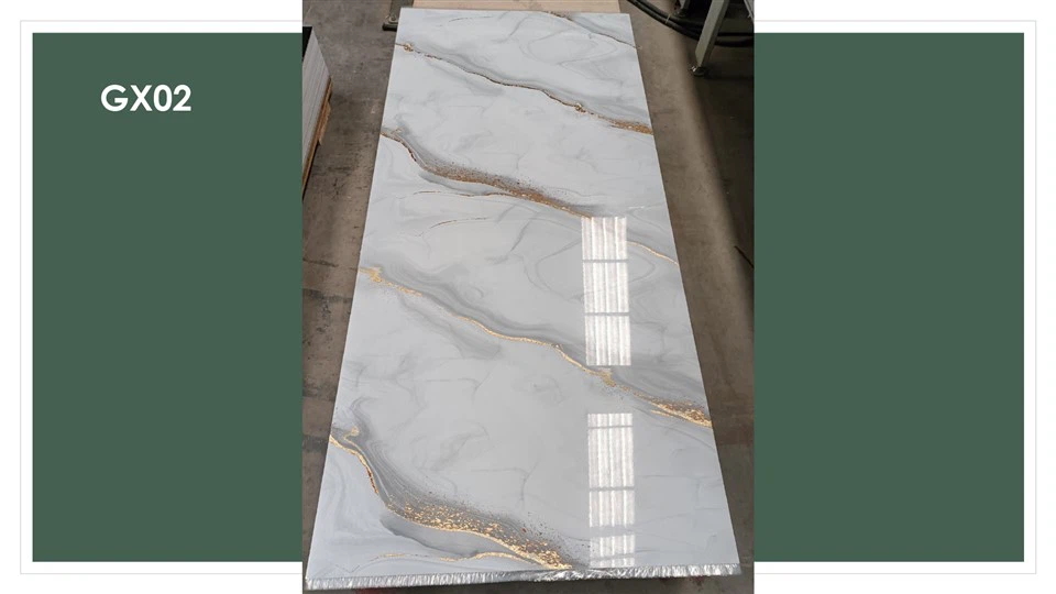 Gouden draad PVC wandpaneel